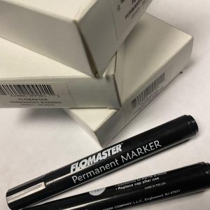 Flo Master Black Permanent Marker