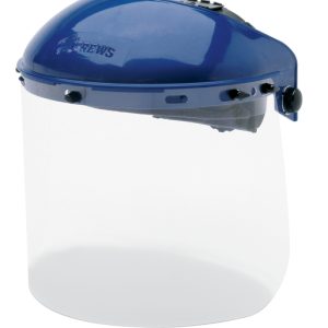 MCR Blue Lightweight Nylon Adjustable Size Face Shield