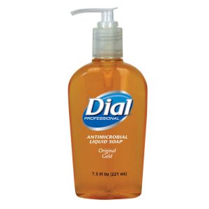 Dial Antimicrobial Soap Pump Bottle