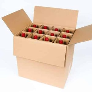 14" x 10 5/8" x 12 3/8" 12 Pack Master ECT 44 Shipper Carton