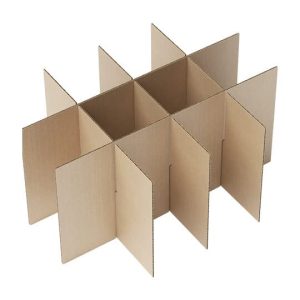 13 7/8" x 10 1/2" x 12 1/4" Assembled 12 Pack Wine Partition