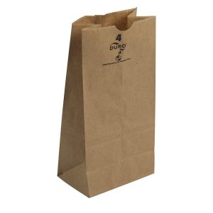 Duro Brown Kraft #4 Grocery Bag