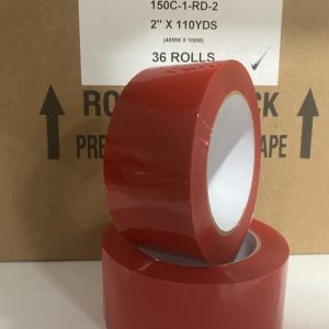 2" x 110 Yards Red Acrylic Tape