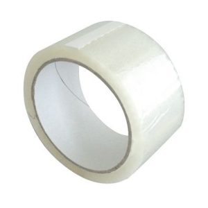 3" x 110 yards Clear 2.5 mil Acrylic Solvent Tape