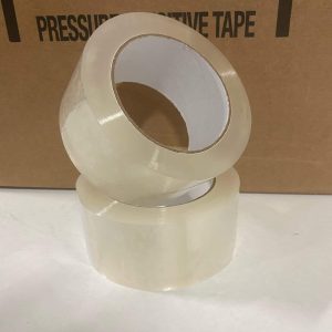 2" x 55 yards Clear 3.5mil Poly Pro w/ Acrylic Solvent Adhesive
