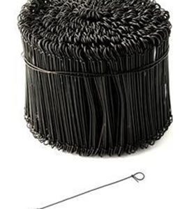 6" x 16 gauge Black Annealed Domestic Wire Ties