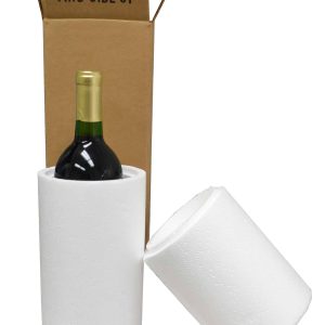 1 Bottle Wine Shipper w/ Foam and Carton