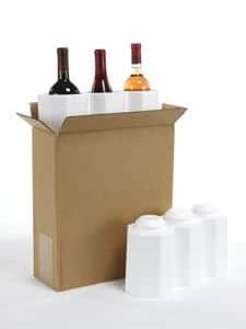 3 Bottle Wine Shipper w/ Foam and Carton