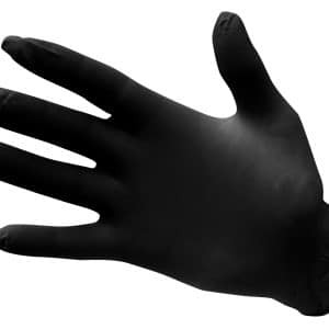 Glovepak USA Extra Large Black Nitrile 6 mil Exam Gloves