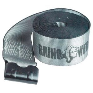 Kinedyne 4" by 27’ Rhino MAX Flat Hook Winch Strap