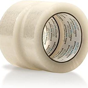2" x 110 yards Natural Rubber Clear Tape