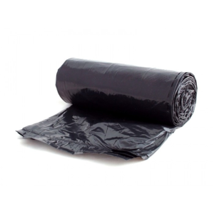 36" x 58" 6 mil Black Garbage Can Liners