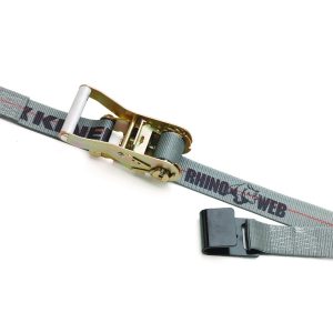 Kinedyne 2" by 27’ Rhino MAX Flat Hook Ratchet Strap