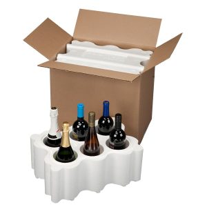 6 Bottle Wine Shipper w/ Foam and Carton
