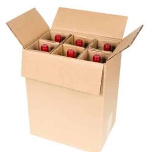 10 3/8" x 7" x 12 3/8" 6 Pack Master Shipper Carton