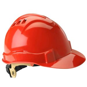 Red 6-point Vented Serpent Hard Hat