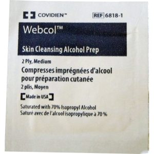 Webcol Skin Cleansing Alcohol Prep Pads