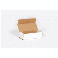 4" x 3" x 3" White Corrugated Mailer