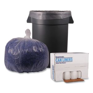 Boardwalk 33 gal . Clear Low Density Repro Can Liners