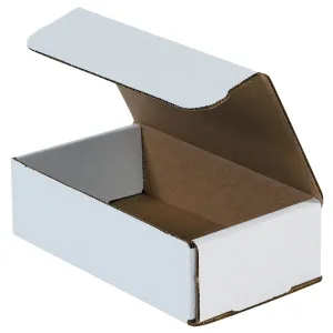 9" x 6" x 3" White Die Cut Corrugated Mailers