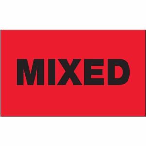 3" x 5" "Mixed" Label