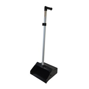 Black Plastic Bucket Upright Dust Pan