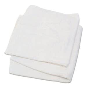 Hospeco White Woven Terry Rags