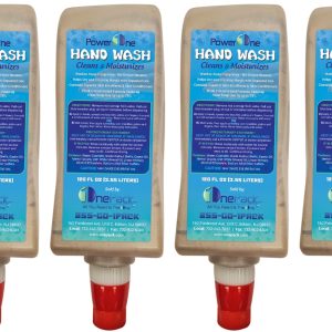Power One Soap: 4 Bottles (3.55 Liters Each) Without Dispenser